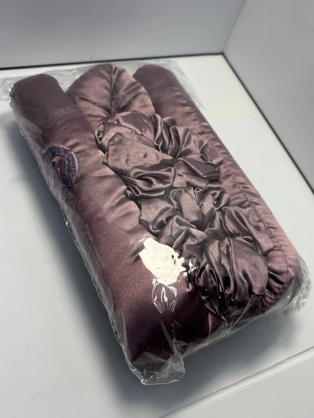 Effortless Shop Heatless Hair Curler Set Plum Satin New